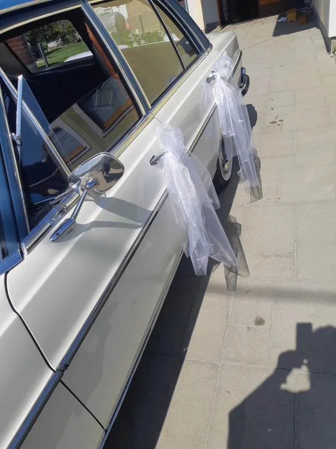 Dekoracija auta za mladence.