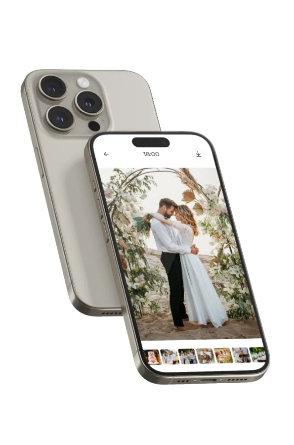 Wedding Camera QR code gosti fotografi mobilna aplikacija za vjenčanja