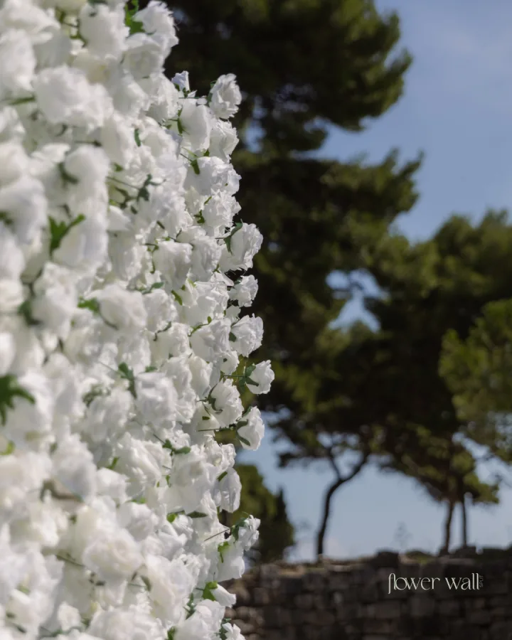 Flower wall split - Cvjetni zid za vjenčanje