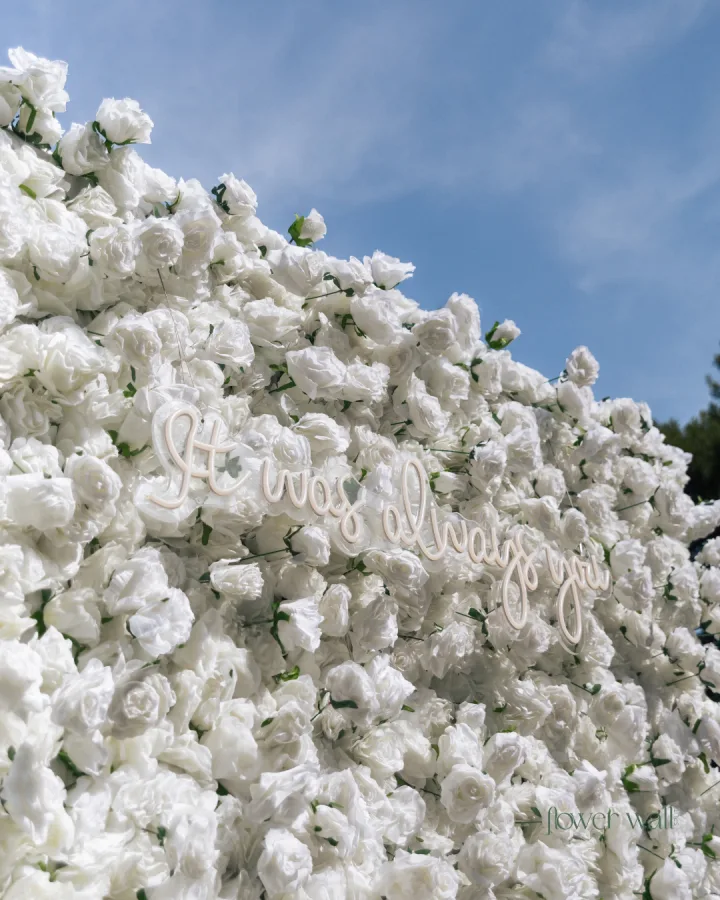 Flower wall split - Cvjetni zid za vjenčanje