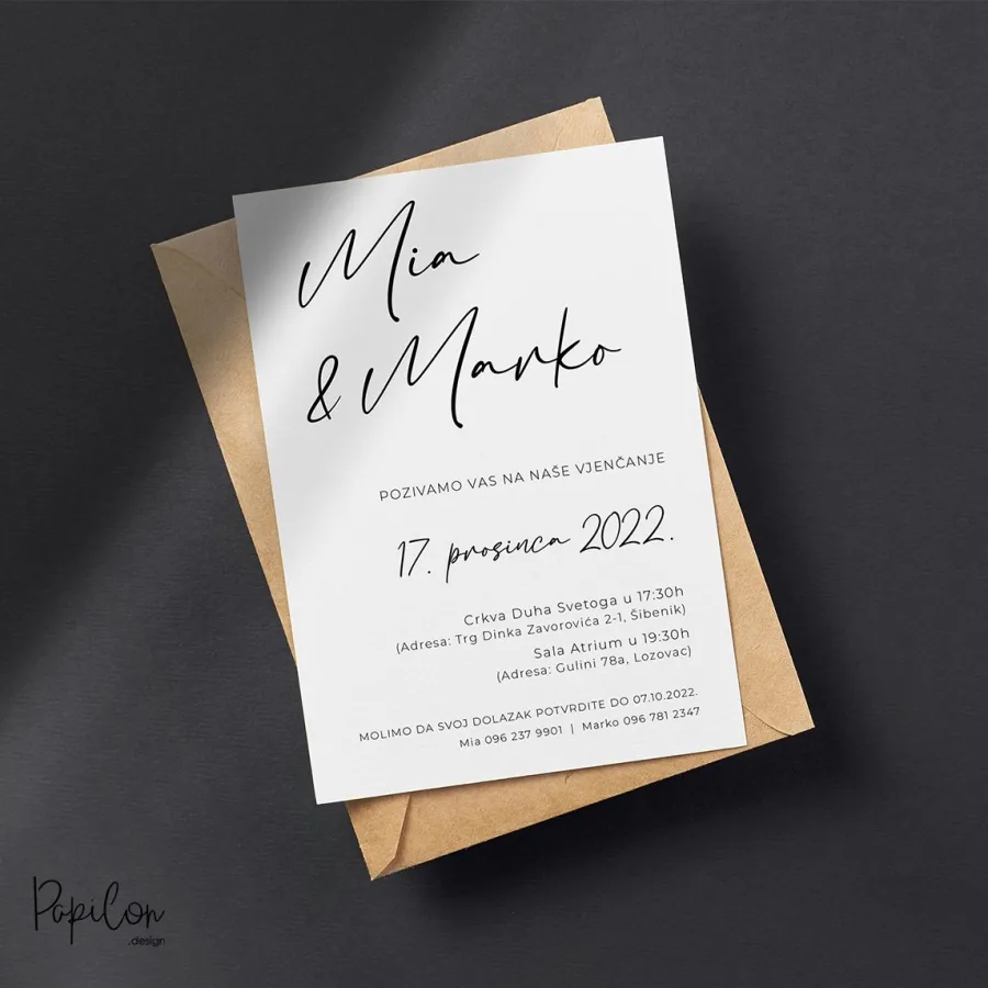 pozivnice za vjencanje papilon zagreb 20