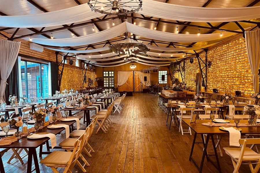 Ranch Kurilovec velika dvorana za vjenčanja.